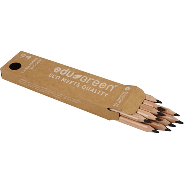 edu Green Jumbo-Buntstifte, Mine 5 mm, Schwarz, 10 Stk/ 1 Pck – Bild 4