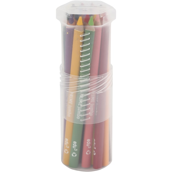 edu3 Jumbo-Buntstifte, Dicke 10 mm, Mine 6,25 mm, Sortierte Farben, 18 Stk/ 1 Pck – Bild 3