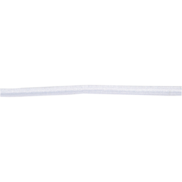 Elastikschnur, Dicke 2 mm, Weiß, 250 m/ 1 Rolle – Bild 3