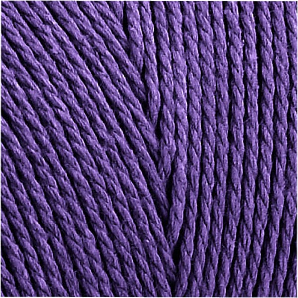 Baumwollzwirn - Sortiment, L 315 m, Dicke 1 mm, Dünne Qualität 12/12, Violett, 220 g/ 1 Knäuel – Bild 4