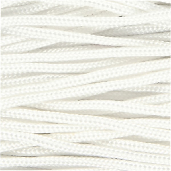 Macramé-Kordel, Dicke 2 mm, Weiß, 8 m/ 1 Rolle – Bild 3