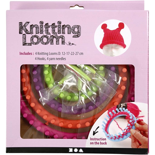 Strickring-Set, D 12-17-22-27 cm, 1 Set – Bild 3