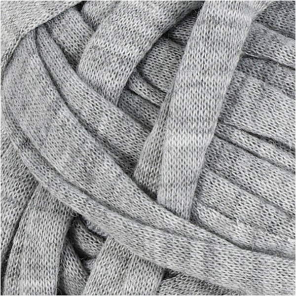 Spaghetti-Garn, L 35 m, Grau, 100 g/ 1 Knäuel – Bild 2