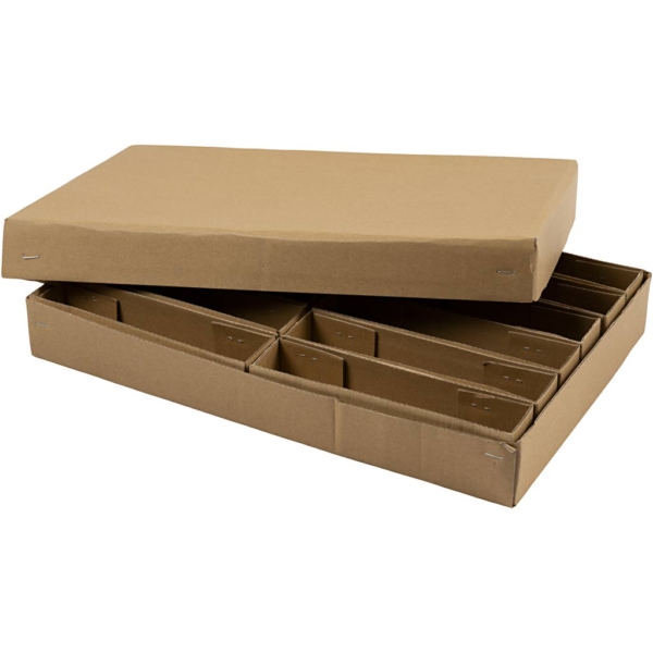 Deckelkasten für Buntstifte, Größe 6x26x38 cm, 1 Stk