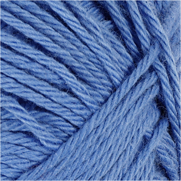 Baumwolle, Nr. 8/4, L 170 m, Blau, 50 g/ 1 Knäuel – Bild 3