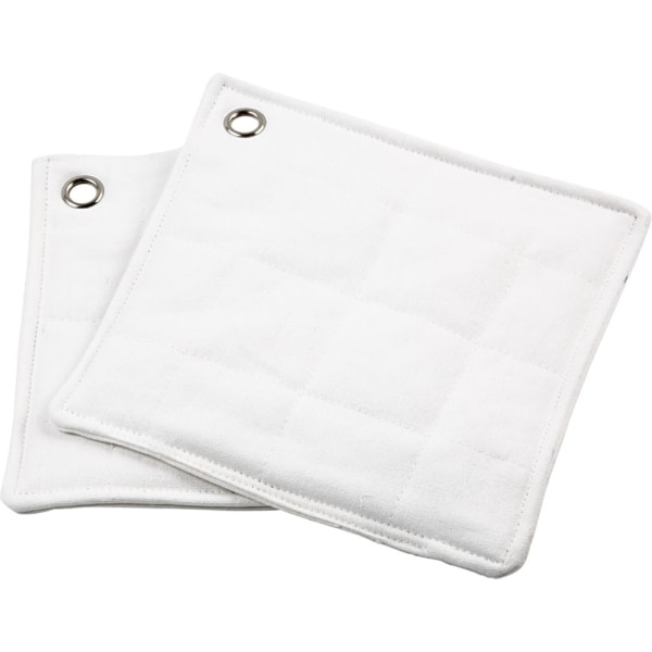 Topflappen, Größe 22x22 cm, 265 g, Weiß, 2 Stk/ 1 Pck