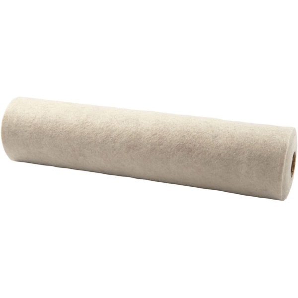 Bastelfilz, B 45 cm, Dicke 1,5 mm, meliert, 180-200 g, Naturweiß, 5 m/ 1 Rolle – Bild 2
