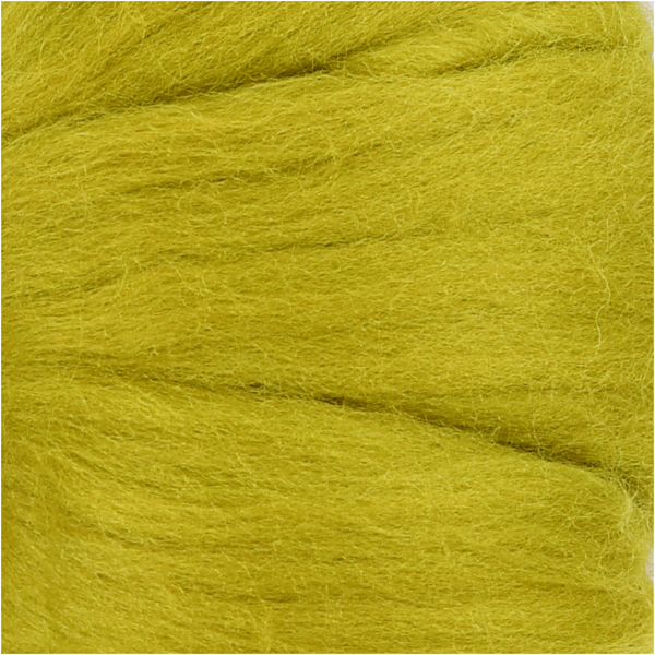 Wolle, Dicke 21 my, Zitronengelb, 100 g/ 1 Pck – Bild 3
