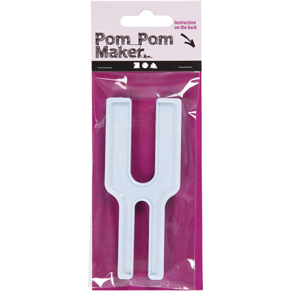Pompon-Schablone, L 12 cm, B 5 cm, 1 Stk – Bild 2