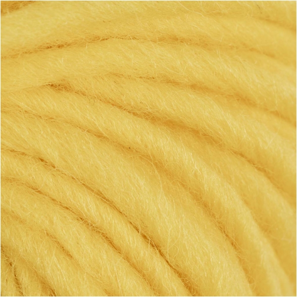 Wolle, L 50 m, Gelb, 50 g/ 1 Knäuel – Bild 2