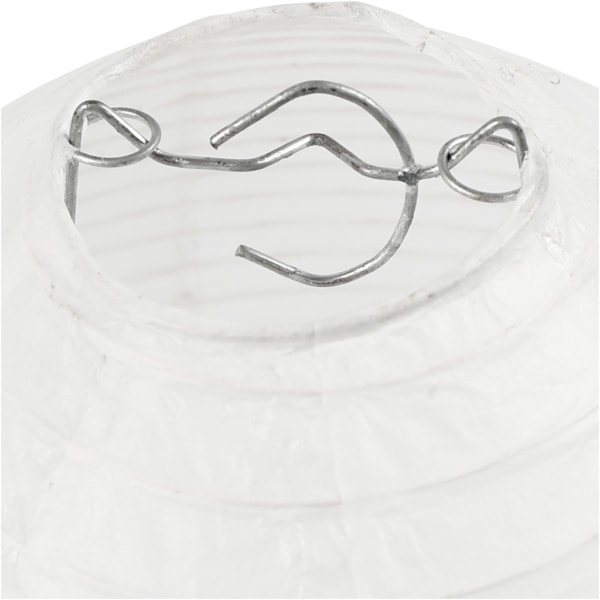 Reispapier-Lampe/-Lampion, Regentropfen, H 27 cm, D 25 cm, Weiß, 1 Stk – Bild 3