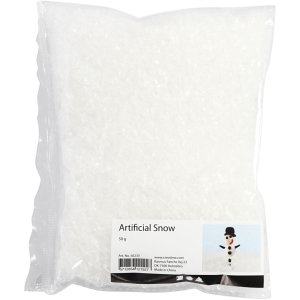 Kunstschnee, Transparent, 50 g/ 1 Btl. – Bild 3
