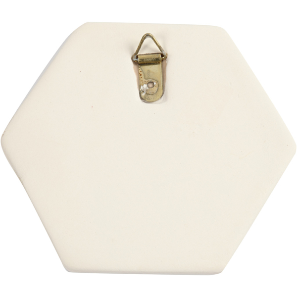 Kachel, D 13 cm, Dicke 0,7 cm, Weiß, 1 Stk – Bild 2