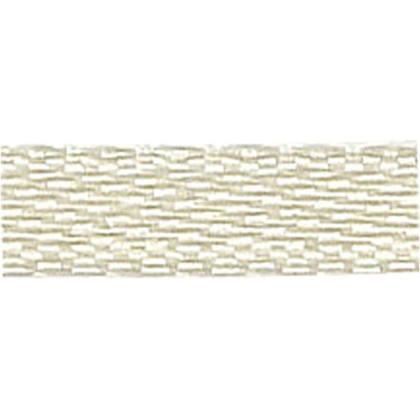 Satinband, B 3 mm, Naturweiß, 15 m/ 1 Rolle – Bild 3