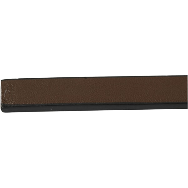 Lederband Imitat, B 10 mm, Dicke 3 mm, Braun, 1 m/ 1 Pck – Bild 4
