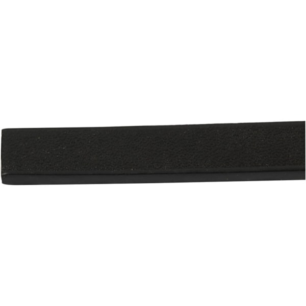 Lederband Imitat, B 10 mm, Dicke 3 mm, Schwarz, 1 m/ 1 Pck – Bild 4