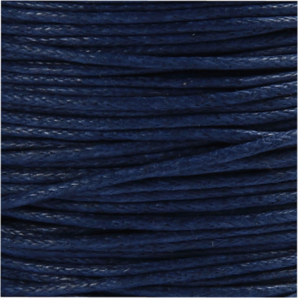 Baumwollband, Dicke 1 mm, Blau, 40 m/ 1 Rolle – Bild 2