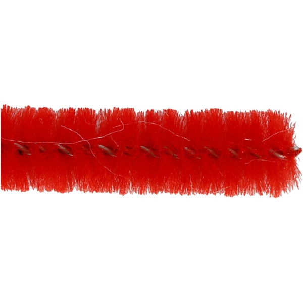 Pfeifenreiniger, L 30 cm, Dicke 6 mm, Rot, 50 Stk/ 1 Pck – Bild 3
