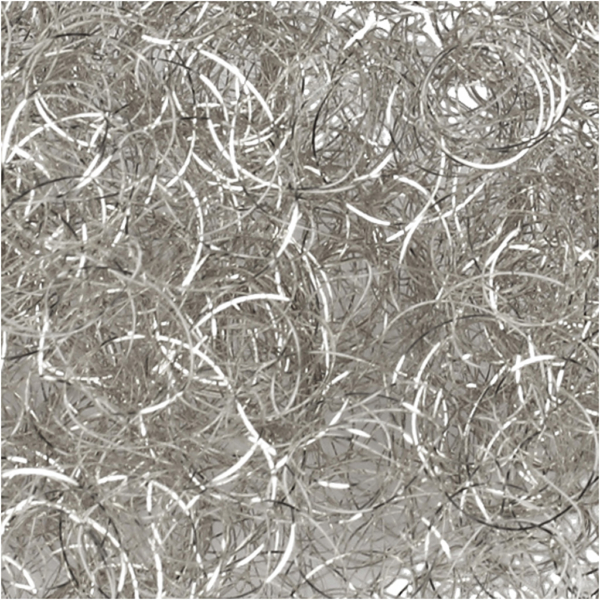 Metallwolle / Engelshaar, Silber, 50 g/ 1 Pck – Bild 3