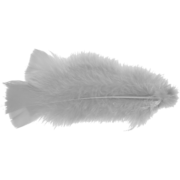 Federn, L 11-17 cm, Weiß, 18 Bündl./ 1 Pck – Bild 6