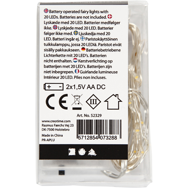 LED Lichterkette, L 3,15 m, Silber, 1 Stk – Bild 6