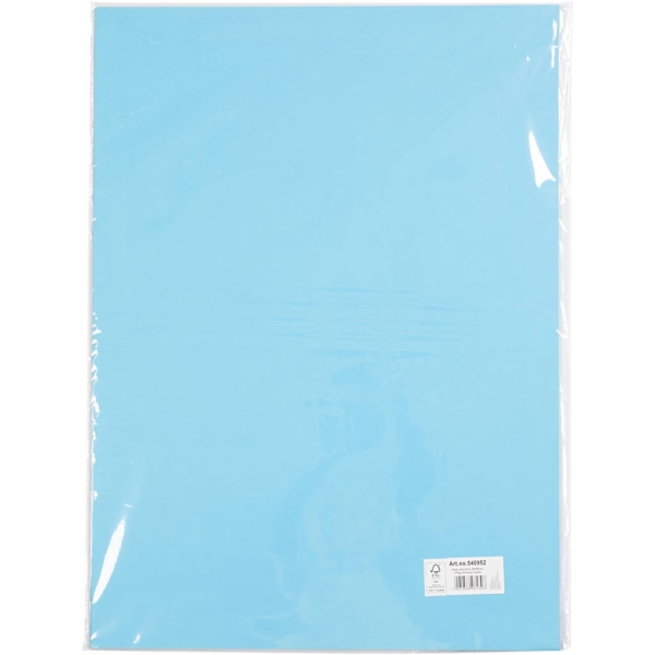 Karton, farbig, 50x70 cm, 270 g, Türkisblau, 10 Bl./ 1 Pck – Bild 2
