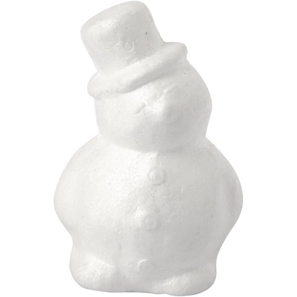 Schneemann, H 17 cm, Weiß, 1 Stk