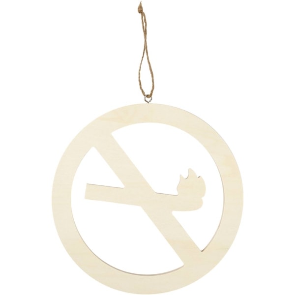Schild, Rauchen verboten, Größe 21,3 cm, Dicke 0,9 cm, 1 Stk – Bild 3