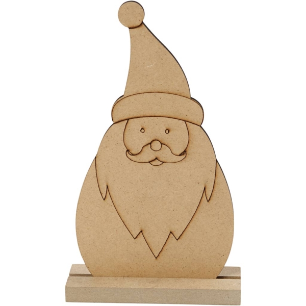 Weihnachtsfiguren, Nikolaus, H 15 cm, T 3 cm, B 9 cm, 1 Stk – Bild 2