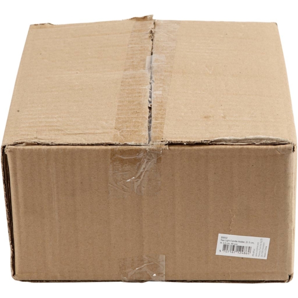 Teelichtglas, H 3,2 cm, D 5 cm, 48 Stk/ 1 Box – Bild 2