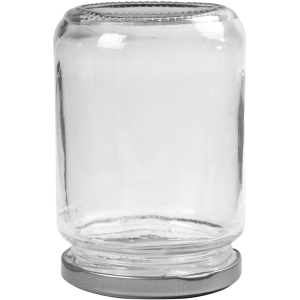 Aufbewahrungsglas, H 11 cm, D 7,5 cm, 370 ml, Transparent, 6 Stk/ 1 Box – Bild 2