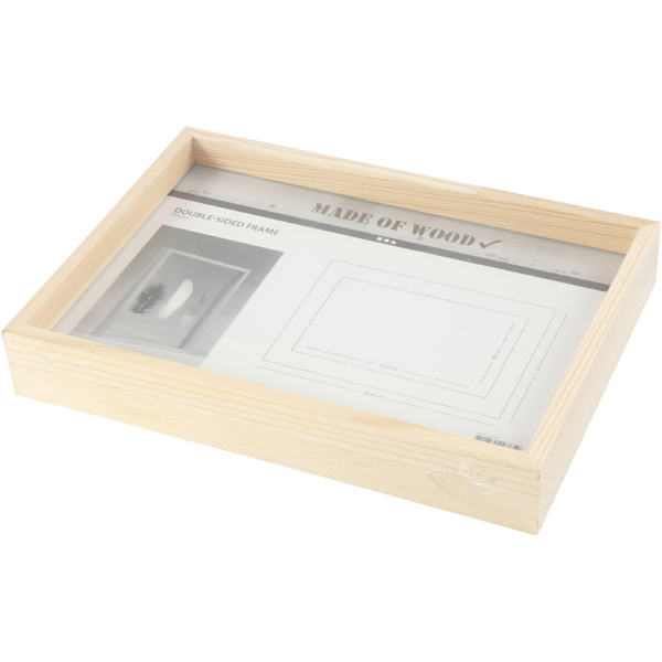 Doppelseitiger Rahmen, T 4,5 cm, Größe 22,1x30,8 cm, 1 Stk – Bild 3