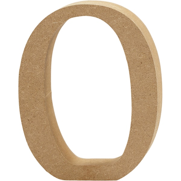 Zahl, 0, H 13 cm, Dicke 2 cm, 1 Stk – Bild 2