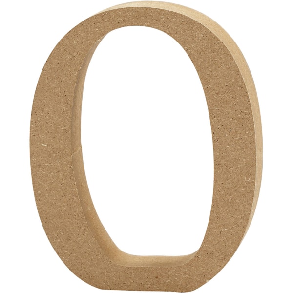 Buchstabe, O, H 8 cm, Dicke 1,5 cm, 1 Stk – Bild 2