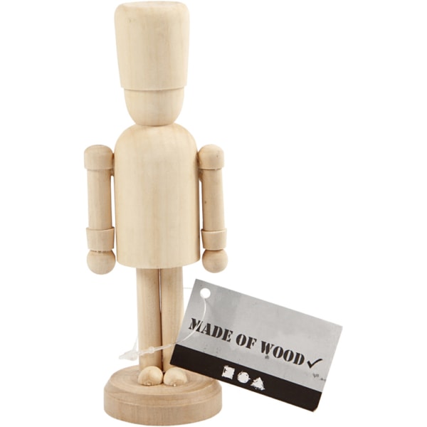 Holzfigur, H 13 cm, 1 Stk – Bild 4