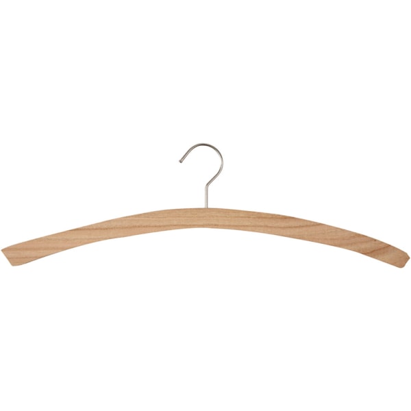 Holzkleiderbügel, L 42 cm, B 2,2 cm, 1 Stk
