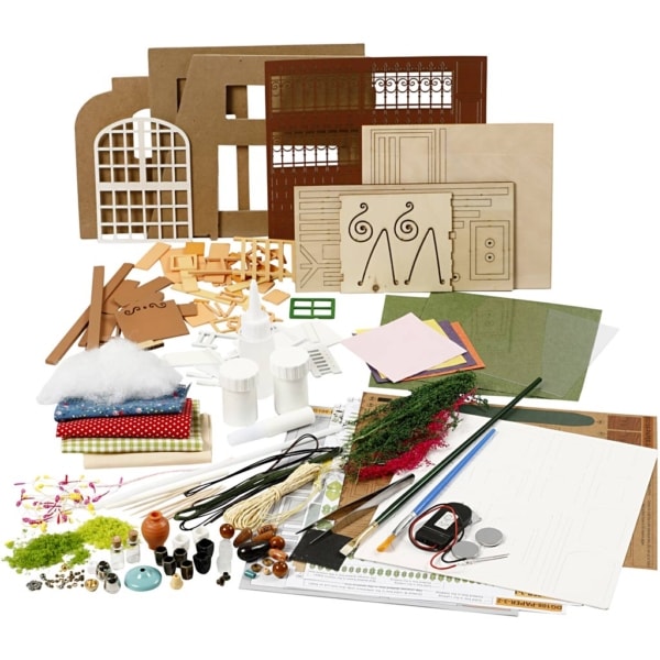 DIY-Miniatur-Zimmer, Gartenzimmer, H 21 cm, B 19,5 cm, 1 Stk – Bild 7