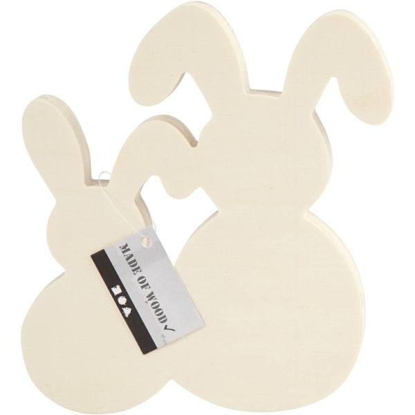 Hasen, H 17 cm, B 16 cm, Dicke 2 cm, 1 Set – Bild 3