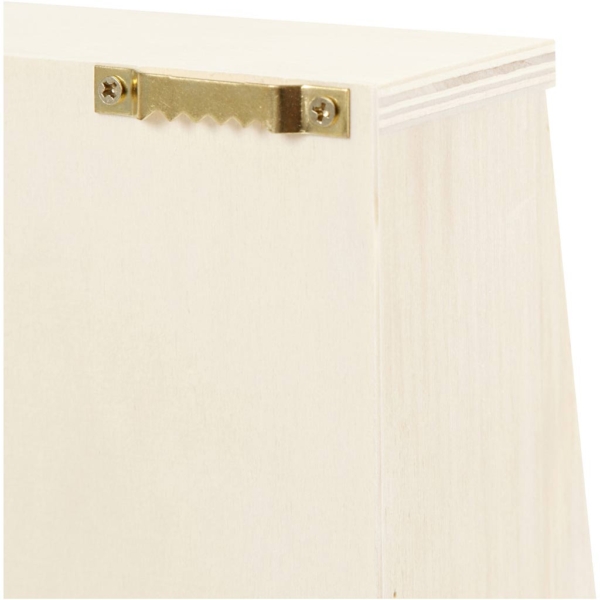 Schlüsselbrett, H 28,5 cm, T 5-8 cm, B 22 cm, 1 Stk – Bild 4