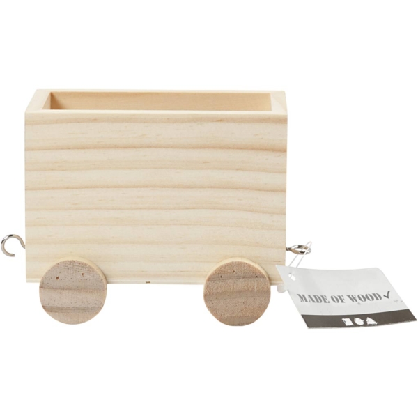 Spielzeug-Zugwagen, H 8 cm, L 9,5 cm, B 6,5 cm, 1 Stk – Bild 2