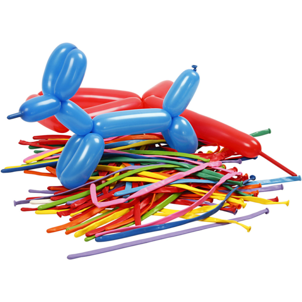 Luftballons, Formbar, L 152 cm, 100 Stk/ 1 Pck
