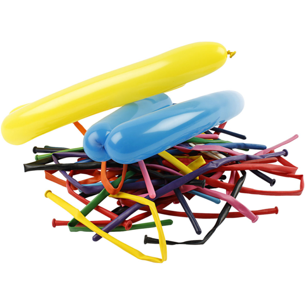Luftballons, Formbar, L 152 cm, 100 Stk/ 1 Pck – Bild 2