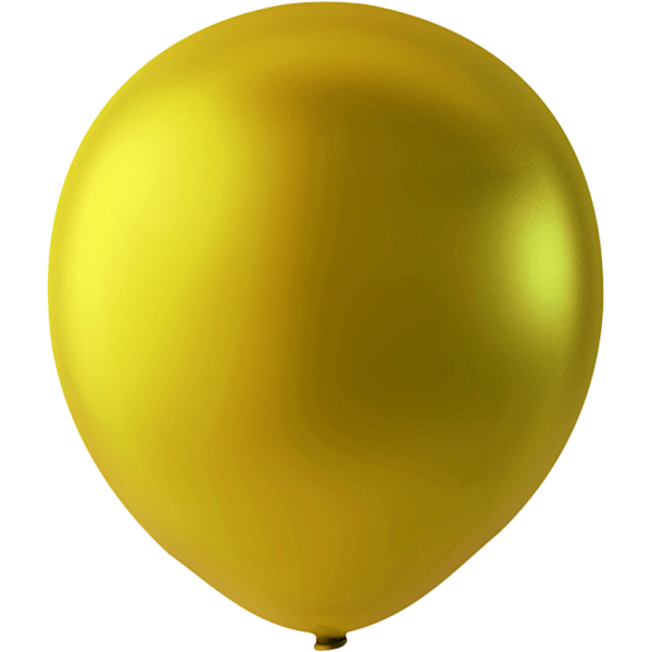 Ballons, rund, D 23 cm, Gold, 8 Stk/ 1 Pck – Bild 2