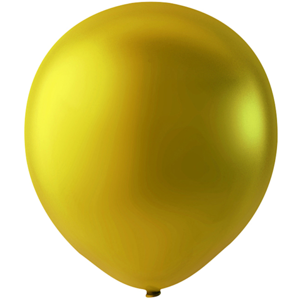 Ballons, rund, D 23 cm, Gold, 8 Stk/ 1 Pck – Bild 3