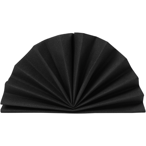 Servietten, Größe 40x40 cm, 60 g, Schwarz, 20 Stk/ 1 Pck – Bild 3