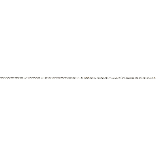 Schmuckkette, B 2 mm, Versilbert, 20 m/ 1 Stk