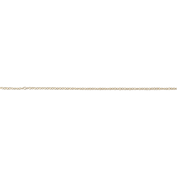 Kette, B 2 mm, Vergoldet, 2 m/ 1 Pck – Bild 3