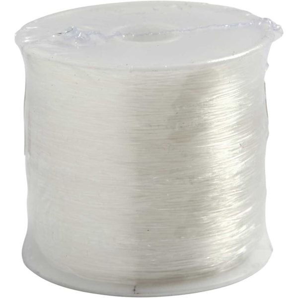 Elastischer Schmuckfaden, rund, Dicke 0,5 mm, 100 m/ 1 Rolle – Bild 2
