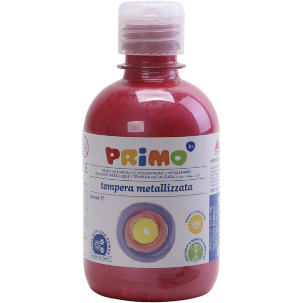 PRIMO Metallic-Farbe, Rot, 300 ml/ 1 Pck