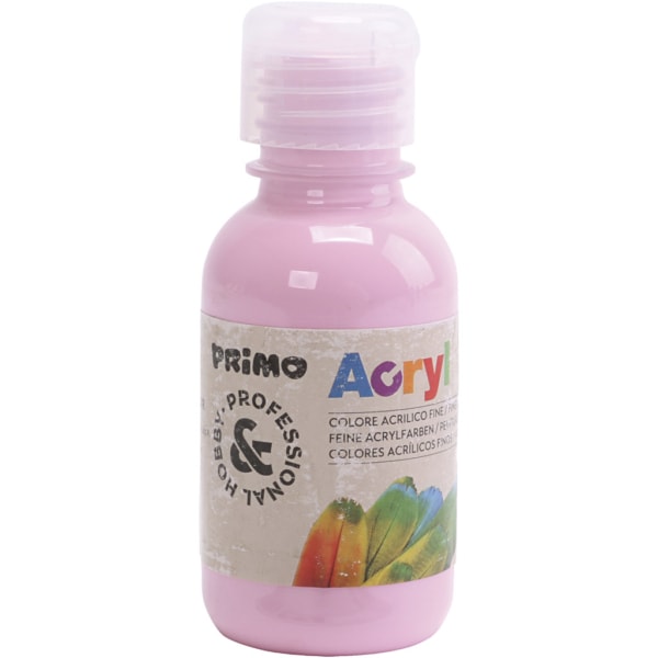 PRIMO Acrylfarbe in ausgezeichneter Qualität, Rosa, 125 ml/ 1 Fl.